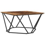 vidaXL Table basse en vieux bois 80x80x45 cm en bois composite