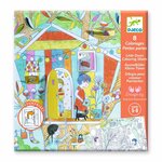 Djeco DJ09683 - Coloriages petites portes Les cabanes de Nina