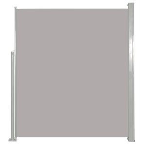 vidaXL Auvent latéral rétractable de patio 170x300 cm Gris
