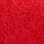 vidaXL Tapis d'escalier 10 pièces 65 x 21 x 4 cm Rouge Demi-rond Grand