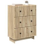vidaXL Armoire à tiroirs 66 x 34 5 x 90 cm Bois d'ingénierie