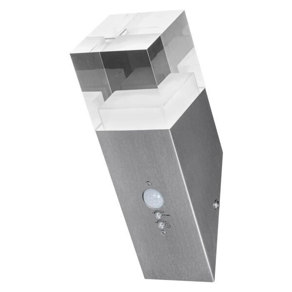 ENDURA STYLE CRYSTAL TORCH SENSOR Applique Extérieure 5w=400lm - Acier Inoxydable