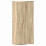 vidaXL Cabinet à chaussures avec étagère Chêne Sonoma 80 x 39 x 178 cm