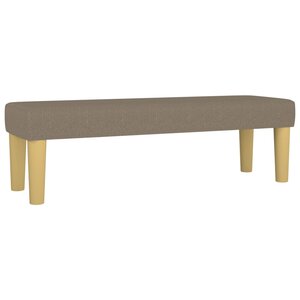 Banc banquette 100 x 30 x 30 cm tissu taupe 02_0010610