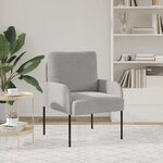 vidaXL Canapés avec coussin Gris clair 60 x 56 x 80 cm Contreplaqué