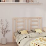 vidaXL Tête de lit 126x4x100 cm Bois massif de pin