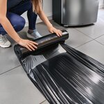 Pack And Move - Lot 2 Rouleaux Film Étirable - 300 M - Noir - Film Déménagement Film Emballage Film Palette Film Protection