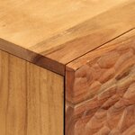 vidaXL Table de chevet 50x33x60 cm bois d'acacia solide