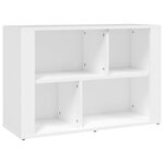vidaXL Buffet Blanc 80x30x54 cm Bois d'ingénierie