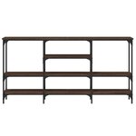 vidaXL Table console chêne marron 160x29x80 cm bois d'ingénierie