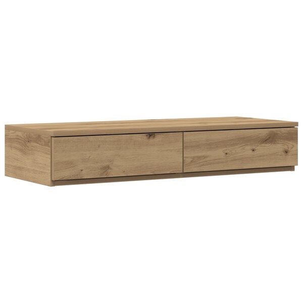 Tiroirs de lit vidaXL Artisan en chêne 100x36 5x16 5 cm en bois reconstitué