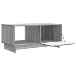 vidaXL Table basse Sonoma gris 90 x 50 x 40 cm Bois d'ingénierie