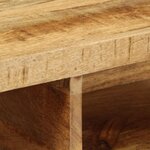 VidaXL Meuble TV mural 100x30x19 cm bois massif de manguier brut