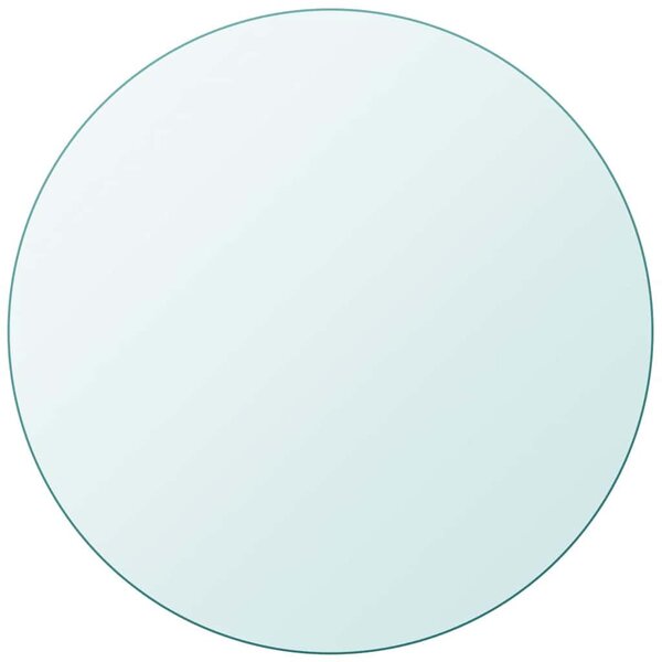 vidaXL Dessus de table ronde en verre trempé 500 mm