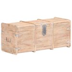 vidaXL Coffre de rangement 90x40x40 cm bois d'acacia solide