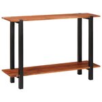 vidaXL Table console Marron 110 x 30 x 75 cm Bois d'acacia massif