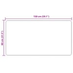 vidaXL Coureur de Tapis MARSA Sable 80 x 150 cm Polyester et PVC