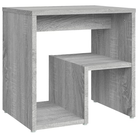 vidaXL Table de chevet Sonoma gris 40x30x40 cm Bois d'ingénierie