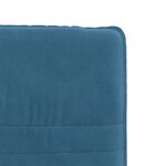 vidaXL Chaises à manger lot de 6 bleu velours