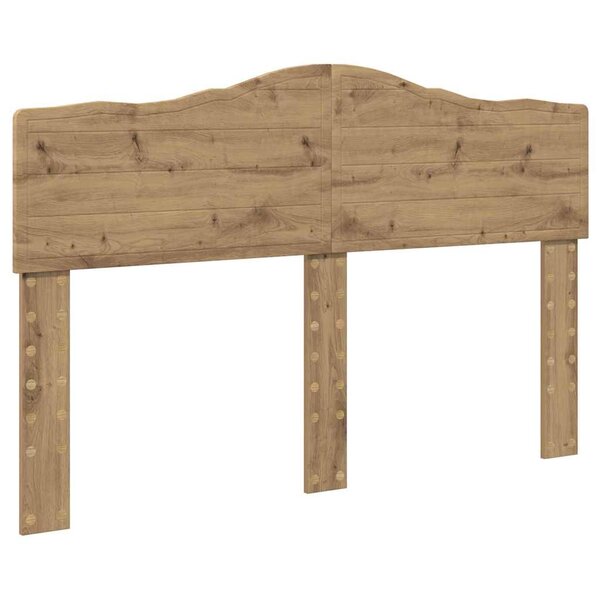 vidaXL Tête de lit Chêne artisanal 140 cm Bois d'ingénierie