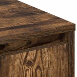 vidaXL Buffet Chêne fumé 71 x 34.5 x 75 cm Bois d'ingénierie