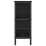 vidaXL Étagère Chêne noir 82 x 32 x 79 cm Bois d'ingénierie