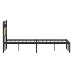 vidaXL Cadre de lit sans matelas chêne sonoma 120x190 cm