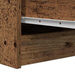 vidaXL Buffet vieux bois 29 5x34x76 cm bois d'ingénierie