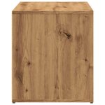 vidaXL Banc d'entrée 80x40x45 cm chêne artisanal bois d'ingénierie