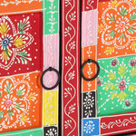 vidaXL Table basse multicolore 90x50x40 cm bois de manguier massif