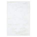 Tapis blanc doux 160x230 poils courts antidérapant