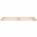 vidaXL Lit de palette 100x200 cm bois de pin massif
