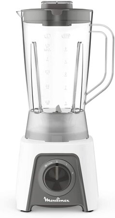 Blender Électrique De 1,5L 450W Blanc Noir