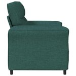 vidaXL Canapé 100  polyester  cadre en métal  MDF  Contreplaqué