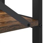 vidaXL Étagère Chêne fumé 40 x 30 x 85 cm Bois d'ingénierie