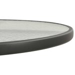 vidaXL Table de bistro Anthracite Ø80x71 cm Acier