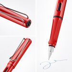 Stylo à plume safari red  taille de plume: M LAMY