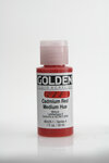 Peinture Acrylic FLUIDS Golden IV 30ml Rouge Cadmium moyen