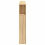 vidaXL Tête de lit à LED chêne sonoma 200x18 5x103 5cm bois ingénierie