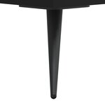 vidaXL Tables basses 2 Pièces noir 50x50x40 cm bois d'ingénierie