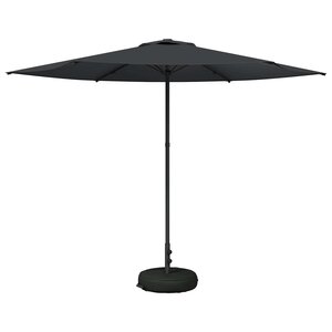 vidaXL Parasol de jardin avec base 300 x 300 cm Polyester