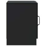vidaXL Cabinet de chevet 2 Pièces Noir 43 x 34 5 x 47 cm