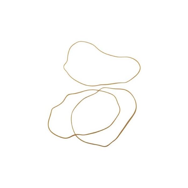 Boîte 100 g bracelets caoutchouc blond 180 x 1.2 x 1.8 mm SAFETOOL