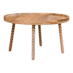 Table basse en bois de manguier Ø 60 x 35 cm