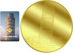 Monnaie LEANING TOWER OF PISA 1/1000 Oz Or 12$ Liberia 2026 (PRÉCOMMANDE)