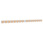 vidaXL Tissu de remplacement de cantonnière d’auvent multicolore 4 m
