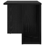 vidaXL Table d'appoint 2 Pièces Chêne noir 37 x 32 x 40 cm