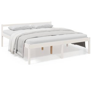 vidaXL Lit pour personne âgée sans matelas blanc 180x200 cm