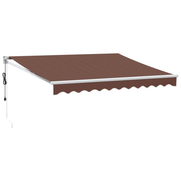 vidaXL Auvent rétractable automatique marron 300x250 cm