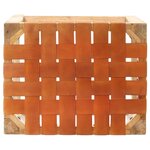 vidaXL Tabourets de bar lot de 2 marron cuir véritable 60 cm